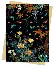 Ashmolean Museum: Cloisonné Casket with Flowers and Butterflies Greeting Card Pack