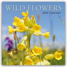 Wild Flowers - Wildblumen 2025 - 16-Monatskalender