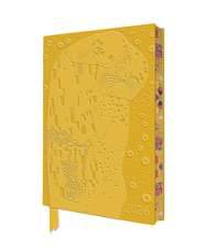 Gustav Klimt: The Kiss 2026 Artisan Art Vegan Leather Diary Planner - Page to View with Notes