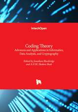 Coding Theory - Advances and Applications in Informatics, Data Analysis, and Cryptography