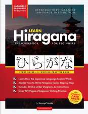 Learn Japanese Hiragana - The Workbook for Beginners