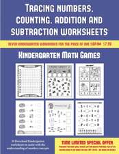 Kindergarten Math Games (Tracing numbers, counting, addition and subtraction)