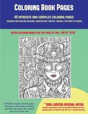 Coloring Book Pages (40 Complex and Intricate Coloring Pages)