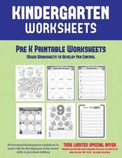 Pre K Printable Worksheets