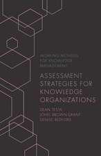 Assessment Strategies for Knowledge Organizations