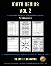 Pre K Worksheets (Math Genius Vol 2)