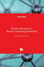 Recent Advances in Boron-Containing Materials