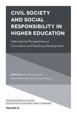 Civil Society and Social Responsibility in Highe – International Perspectives on Curriculum and Teaching Development