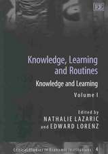 Knowledge, Learning and Routines