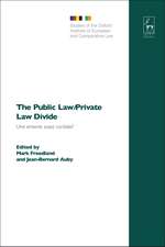 The Public Law/Private Law Divide: Une entente assez cordiale?