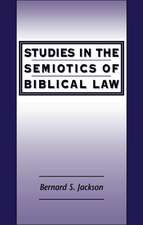 Studies in the Semiotics of Biblical Law