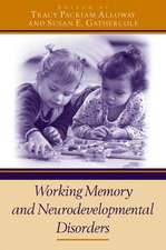 Working Memory and Neurodevelopmental Disorders