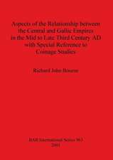 Aspects of the Relationship between the Central and Gallic Empires in the Mid to Late Third Century AD with Special Reference to Coinage Studies