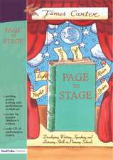 Page to Stage: Developing Writing, Speaking And Listening Skills in Primary Schools