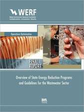 Overview of State Energy Reduction Programs and Guidelines for the Wastewater Sector