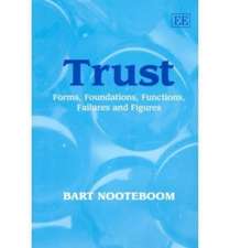 Trust – Forms, Foundations, Functions, Failures and Figures