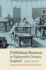 Publishing Business in Eighteenth–Century England