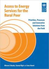 Access to Energy Services for the Rural Poor