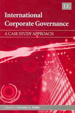 International Corporate Governance – A Case Study Approach