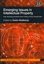 Emerging Issues in Intellectual Property – Trade, Technology and Market FreedomEssays in Honour of Herchel Smith