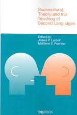 Sociocultural Theory and the Teaching of Second Languages