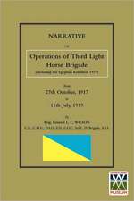 Narrative of the Operations of the Third Light Horse Brigade (Including the Egyptian Rebellion 1919) 27th October,1917 to 11th July, 1919