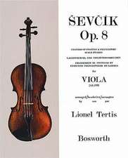 Sevcik for Viola - Opus 8: Changes of Position & Preparatory Scale Studies