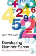 Developing Number Sense: Progression in the Middle Years