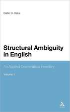 Structural Ambiguity in English: An Applied Grammatical Inventory