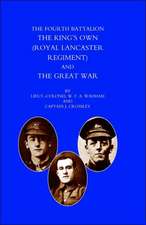 Fourth Battalion the Kings's Own (Royal Lancaster Regiment) and the Great War