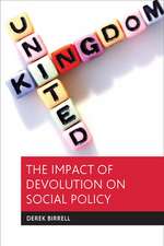 The impact of devolution on social policy