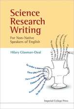 Science Research Writing for Non-Native Speakers of English