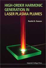 High-Order Harmonic Generation in Laser Plasma Plumes