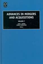 Advances in Mergers and Acquisitions