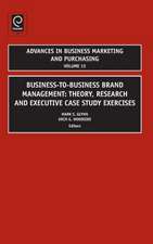 Business–to–Business Brand Management