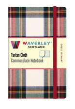 Waverley Dress Stewart Tartan cloth pocket notebook