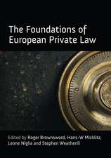 The Foundations of European Private Law