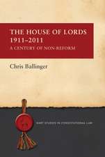 The House of Lords 1911-2011: A Century of Non-Reform