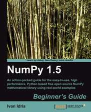 Numpy 1.5 Beginner's Guide