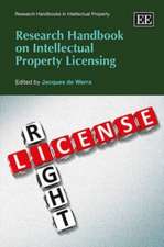 Research Handbook on Intellectual Property Licensing