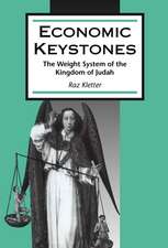 Economic Keystones: The Weight System of the Kingdom of Judah