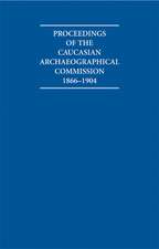 Proceedings of the Caucasian Archaeographical Commission 1866–1904 Hardback Contents Guide and Proceedings Microfiche Box Set