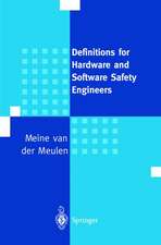 Definitions for Hardware and Software Safety Engineers