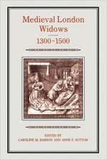 Medieval London Widows, 1300-1500