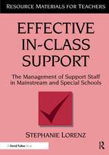 Effective In-Class Support