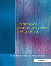 Recognising and Supporting Able Children in Primary Schools