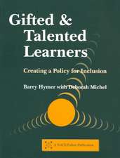 Gifted and Talented Learners: Creating a Policy for Inclusion