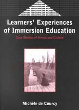 Learners' Experience of Immersion Education