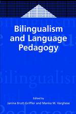 BILINGUALISM AND LANGAUGE PEDAGOGY