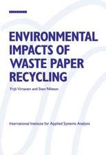 Environmental Impacts of Waste Paper Recycling